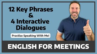 English for Business Meetings - Interactive Lesson