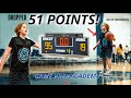 NILES NEUMANN DROPS 51 points!! FIRST OFFICIAL MIDDLE SCHOOL GAME | GAME PREP ACADEMY HIGHLIGHTS