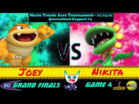 Quarantined Rapport 4 - Mario Tennis Aces Tournament Grand Finals, Game 4 - Joey vs Nikita