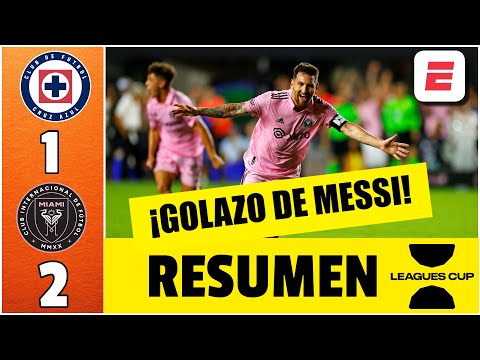 GOLAZO DE MESSI Debut SOÑADO con Inter Miami. Gol de tiro libre. Victoria vs Cruz Azul | Leagues Cup