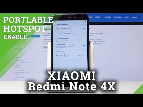 How to Set Xiaomi Redmi 4X as Wi-Fi Hotspot - Portable Hotspot