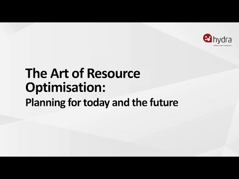 Resource Optimisation: Planning for Today and The Future