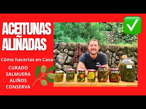 Cómo preparar ACEITUNAS Y ALIÑARLAS (algunas ideas) - GUILLE RODRIGUEZ