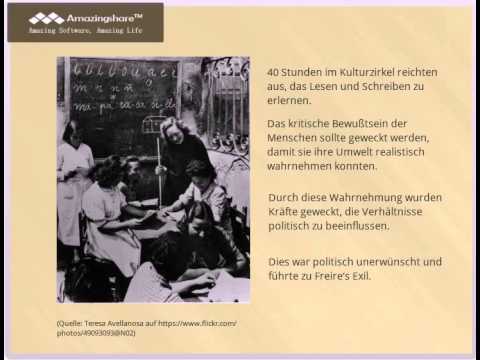 Der Pädagoge Paulo Freire