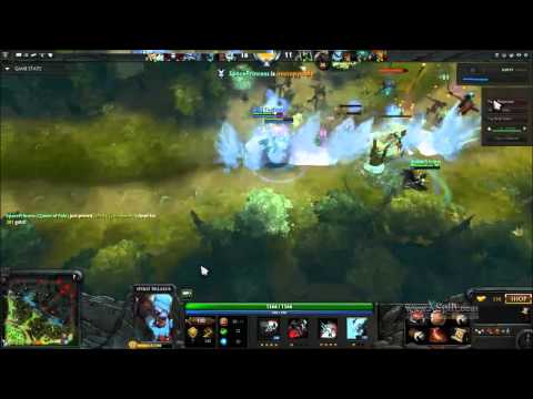 Spirit Breaker charging a charging Rubick