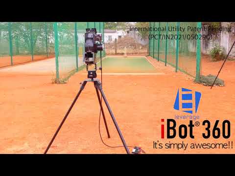 Leverage Ibot Bowling Machine - First Step In The Right Direction, 95kph-130kph, 10 kg
