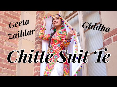 Chitte Suit Te (White Suit) | Geeta Zaildar | Giddha | Dance