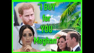 IS PRINCE HARRY BUYING HIS WIFE AN ISLAND PARADISE -WHICH IS CATHERINE & WILLIAM'S SPECIAL PLACE? 🤔