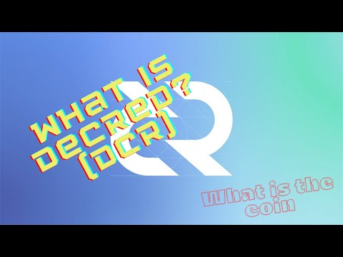 What is Decred? (DCR)