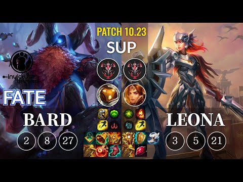 IG Fate Bard vs Leona Sup - KR Patch 10.23