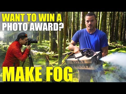 Fog Machine Landscape Photography (We won an award for this!) - Smoke Machine