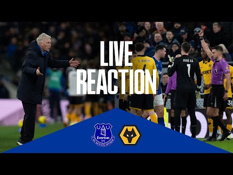 EVERTON 1-1 WOLVES  | Live post-match manager reaction