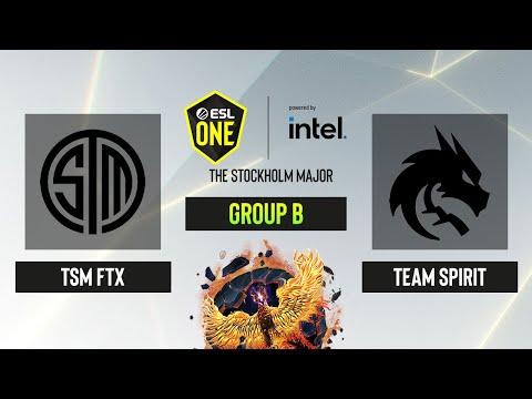 Dota2 - TSM FTX vs. Team Spirit - Game 1 - Group B - ESL One Stockholm 2022