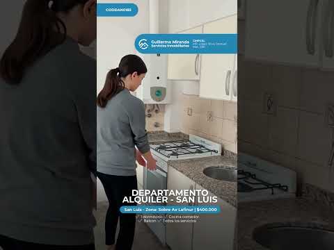 Departamento en alquiler en San Luis Capital | 1 dormitorio con balcón | CODDAN0185