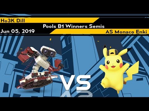 [Smash Ultimate] Xeno164 (Pools B1 Winners Semis) - Ho3K Dill vs AS Monaco Enki