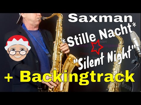 *Stille Nacht Heilige Nacht-Silent Night* Tenor Saxophone Alto Sax Backingtrack Noten Sheets