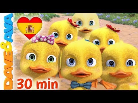 🥁 Seis Patitos | Videos para Niños | Canciones Infantiles de Dave y Ava 🥁