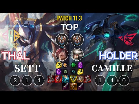 SRB Thal Sett vs RW Holder Camille Top - KR Patch 11.3