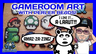 How to Decorate Your Game Room with Perler Beads!