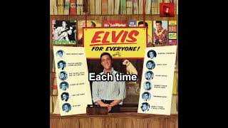 Elvis Presley - Forget Me Never - Karaoke