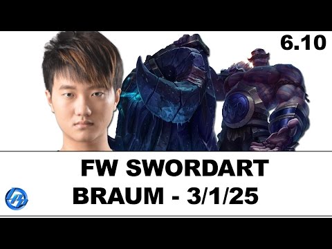 FW Swordart - Braum Support - Kr Highlights