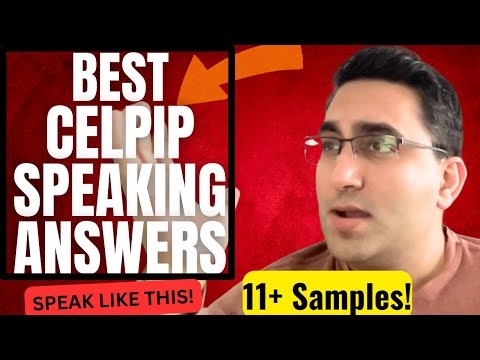 12 Pts CELPIP Speaking Samples! Follow This Format! Can You Take Like This?
