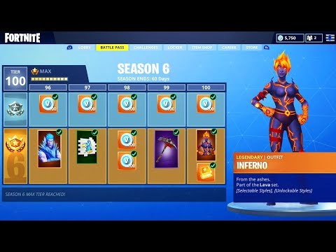 New Fortnite Season 6 Battle Pass Skins Fortnite Battle Pass - pryamaya ssylka na izobrazhenie s razresheniem 320x180