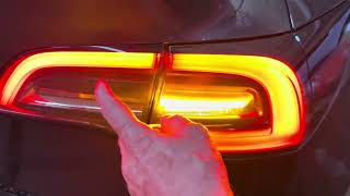 Replacing your model 3/y rear brake lights?  Watch this!