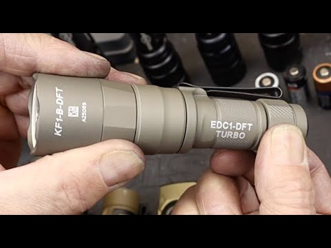 Surefire Beast Mode! EDC1-DFT Turbo: A Dual Fuel Thrower with Dangerously High Candela! 18350s Rock!