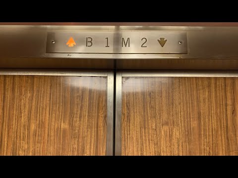 EPIC MOTOR! VINTAGE 1960s OTIS BLACK BUTTON ELEVATOR - Steubenville!