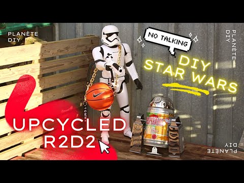 DIY Starwars [ upcycling R2D2 ] | Planète Diy (no talking)