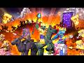 ZOMBIE ARMY VS NETHER ARMY Piglin Vs Nautilus Camel Husk Mounts Of Mayhem Minecraft Movie Animation