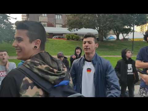 Red Bull "GIJONESA"Réplica Juako VS Moro2 Batalla de Gallos(Gijon)