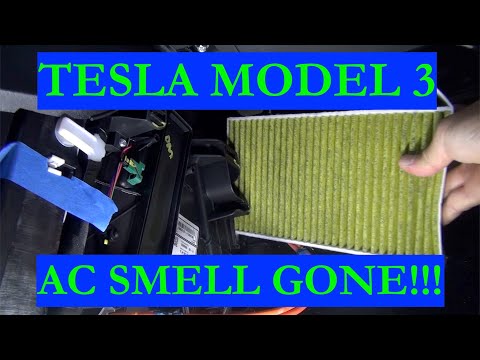 Tesla Model 3 AC Smell Gone!  How to Clean Your AC Evaporator!  (PART II -2021)
