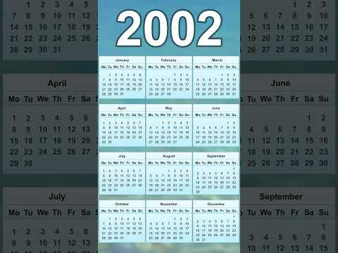 2002 Calendar