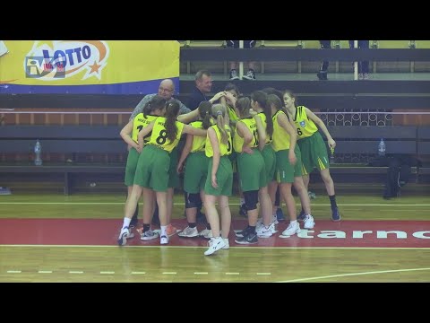 MKKS SIARKA TARNOBRZEG - RAWLPLUG SOKÓŁ ŁAŃCUT 63:38 (28:12) -    FRAGMENTY I KOMENTARZE TRENERÓW