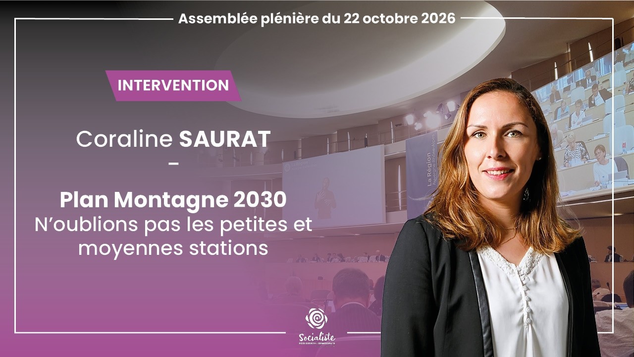Plan Montagne 2030 - N'oublions pas les petites et moyennes stations - Coraline Saurat