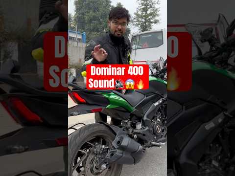 Dominar 400 - Exhaust Sound 🔊💀🔥🔥😱🏍️