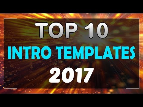 Top 10 Intro Templates 2017 After Effects CC CS6 Free Download + No Plugins Video