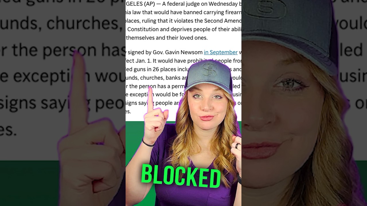 Another Unconstitutional law BLOCKED #shortsvideo #shortsfeed #2ndamendment #guncontrol #shorts