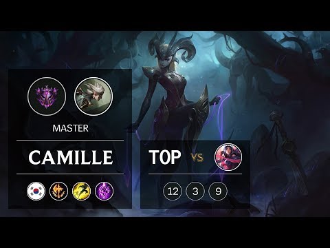 Camille Top vs Irelia - KR Master Patch 9.6