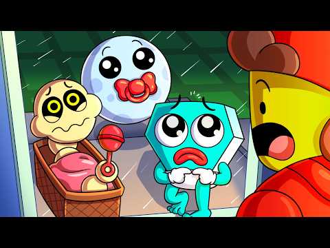 Adopting BABY ROBLOX MONSTERS?! (Cartoon Animation)