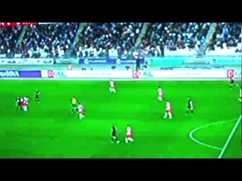 pablo orbaiz golazo del medio del campo !!