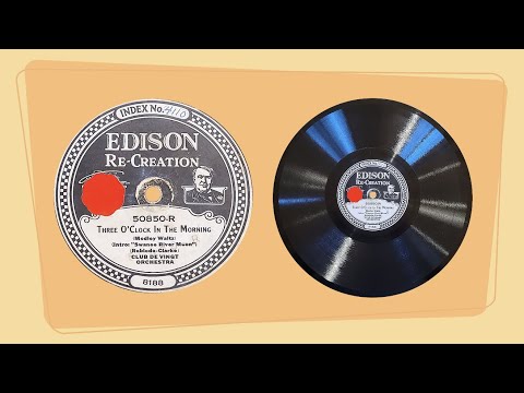 “Three O'clock in the Morning” by the Club de Vingt Orchestra 1921