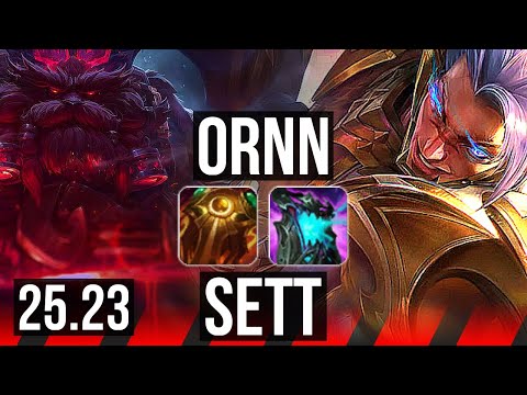ORNN vs SETT (TOP) | EUW Master | 25.23