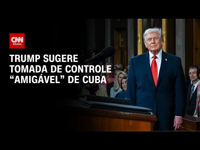 Trump levanta possibilidade de “tomada amigável” de Cuba | CNN PRIME TIME