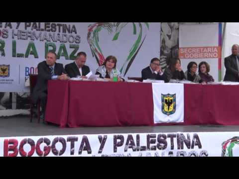 Bogotá firma convenio de cooperación internacional, Raouf Al Malki embajador de Palestina