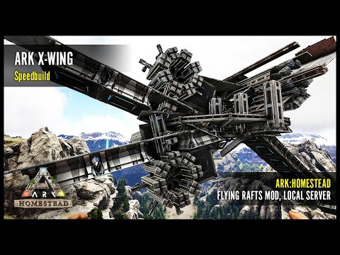 How I built an X-wing in ARK:Survival Evolved (Speedbuild)