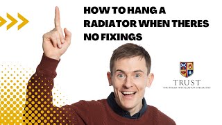How to hang a radiator when there’s no wall fixings