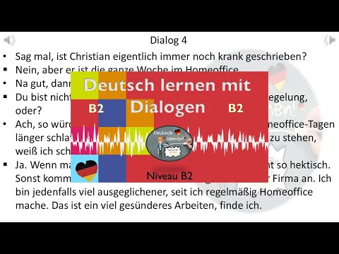 Dialoge B2 | Deutsch lernen durch Hören | 10 |